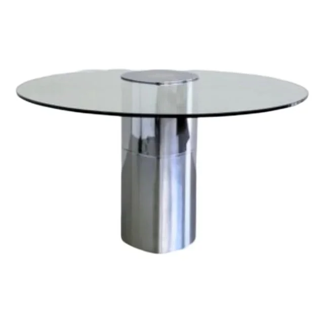 Vintage Cantilever Table attributed to Cini Boeri Produced Gavina for Knoll Mod Lunario, 1970s