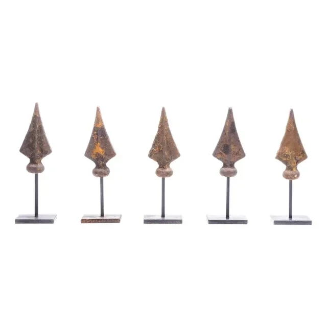 Vintage Cast Iron Mounted Fence Topper, 2010s