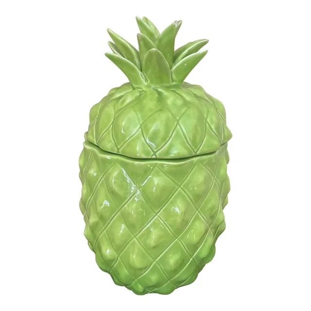 Vintage Ceramic Canister Pineapple