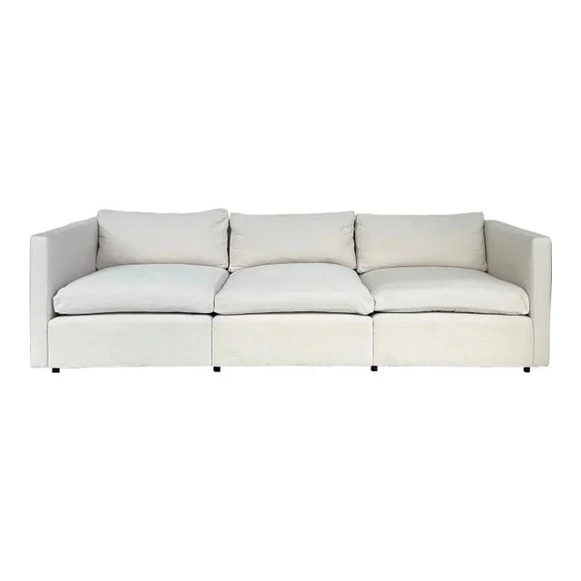 Vintage Charles Pfister Knoll Studio Upholstered Sofa