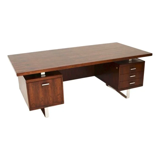Vintage Danish Executive Desk by Jorgen Pedersen, 1960