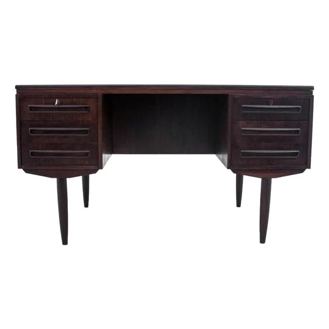 Vintage Danish Teak Desk, 1960s