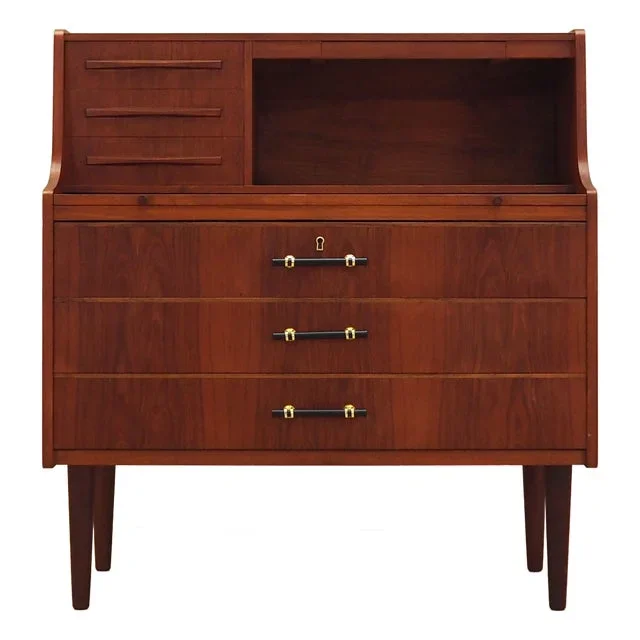 Vintage Danish Teak Secretaire, 1970s