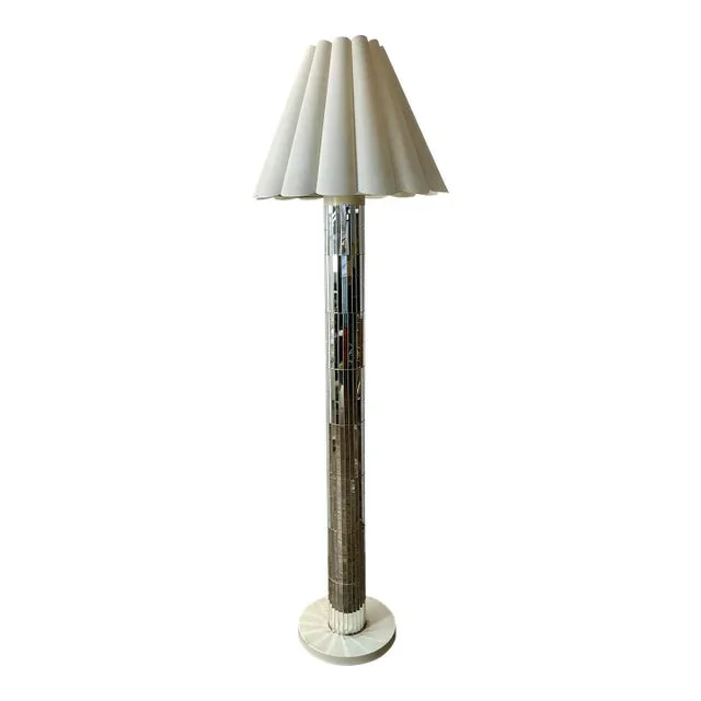 Vintage Disco Mirror Floor Lamp