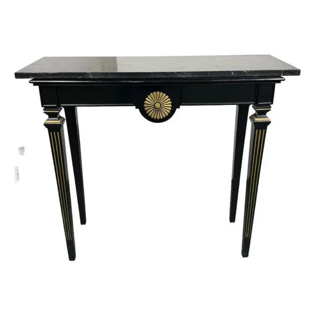Vintage Empire Style Console + Marble Top
