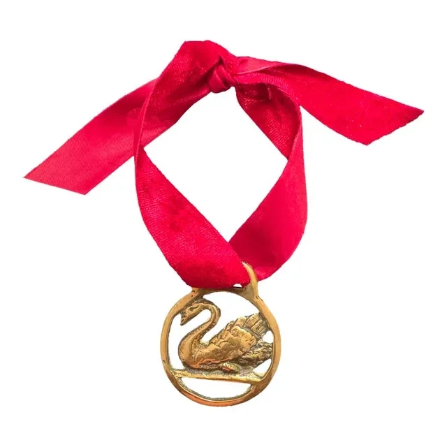 Vintage English Horse Brass Ornament