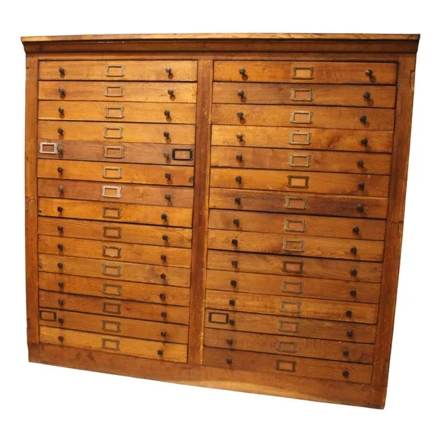 Vintage Filing Cabinet, 1920s