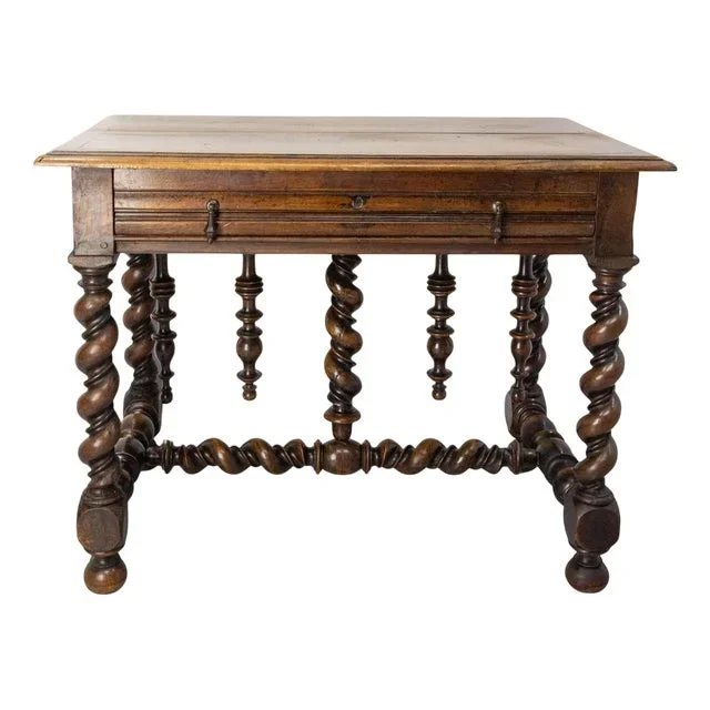Vintage French Walnut Desk, 1660