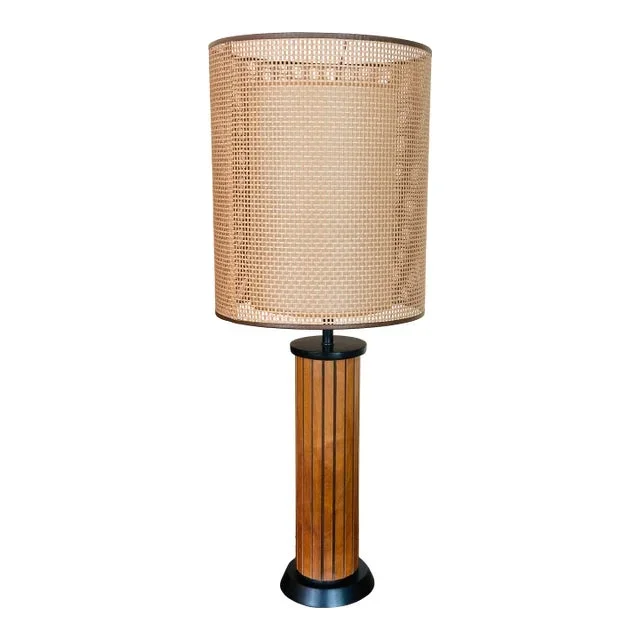 Vintage Gruvwood Table Lamp