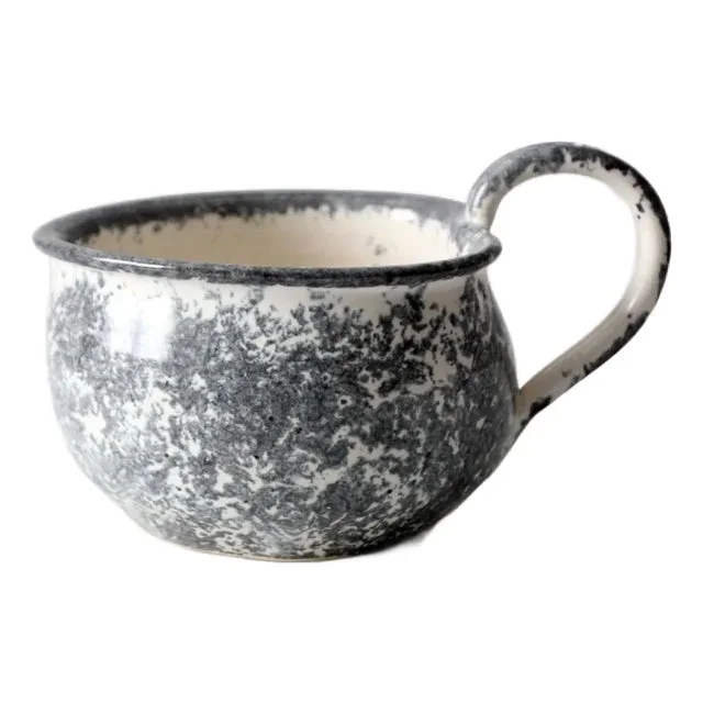 Vintage Heart Shaped Studio Pottery Mug