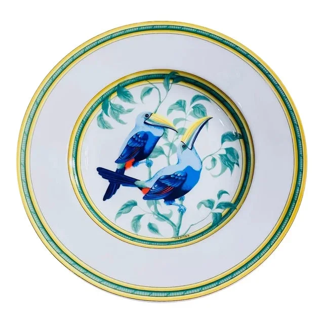 Vintage Hermès Toucan Porcelain Bowl