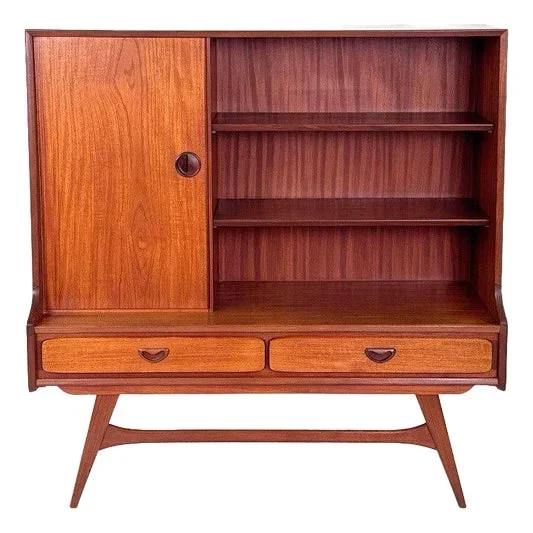 Vintage Highboard by Louis van Teeffelen for Wébé