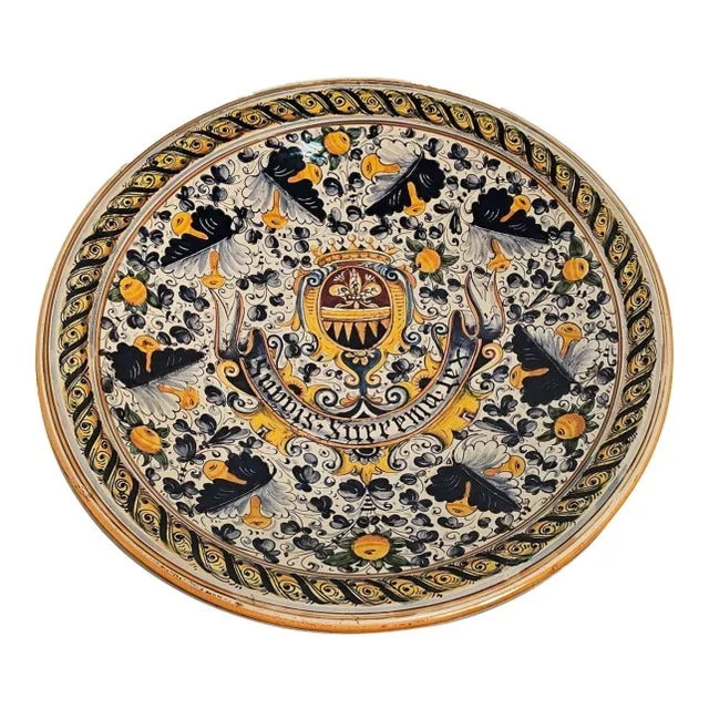 Vintage Italian Majolica Charger