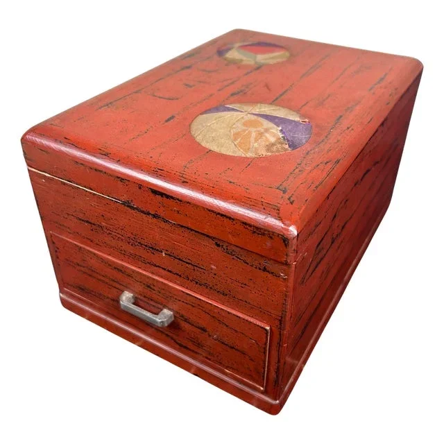Vintage Japanese Writing Box, 1950s