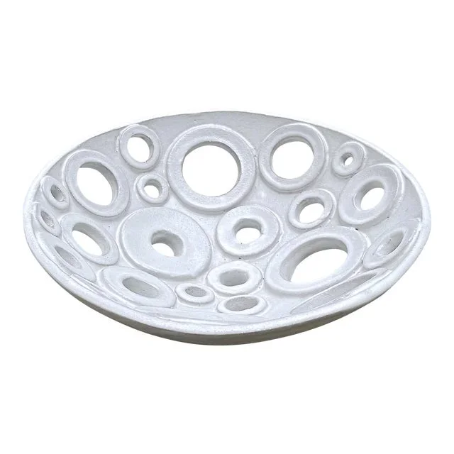 Vintage Jonathan Adler Couture Circles Bespoke Bowl