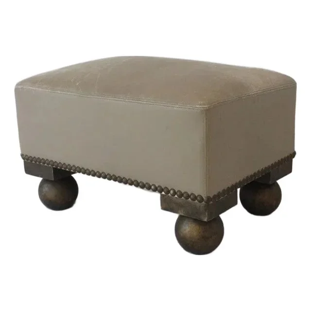 Vintage Late 20th Century Upholstered Leather Bench