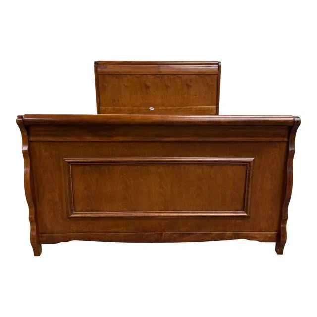 Vintage Legacy Full Size Louis Philippe Style Sleigh Bed