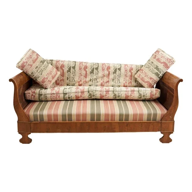 Vintage Louis Philippe Wooden Sofa