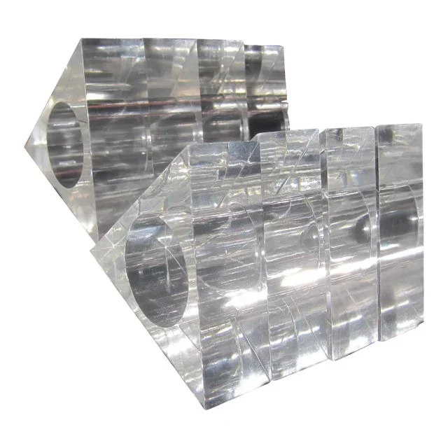Vintage Lucite Napkin Holders- Set of 8