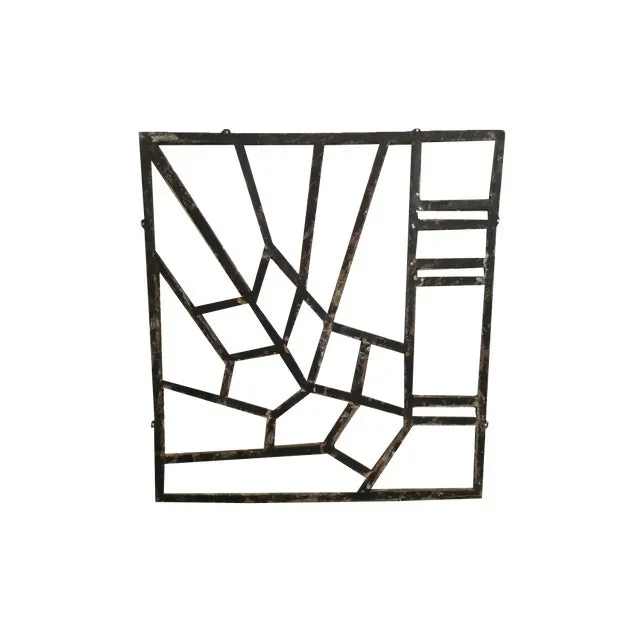Vintage Metal Lattice Frame