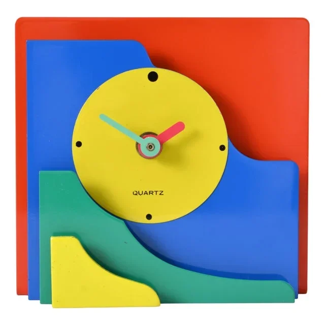Vintage Multi-Colour Desk Clock from Young Time, 1990s