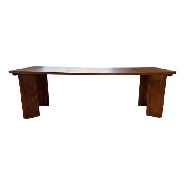 Vintage Oak Reconstruction Table, 1950s