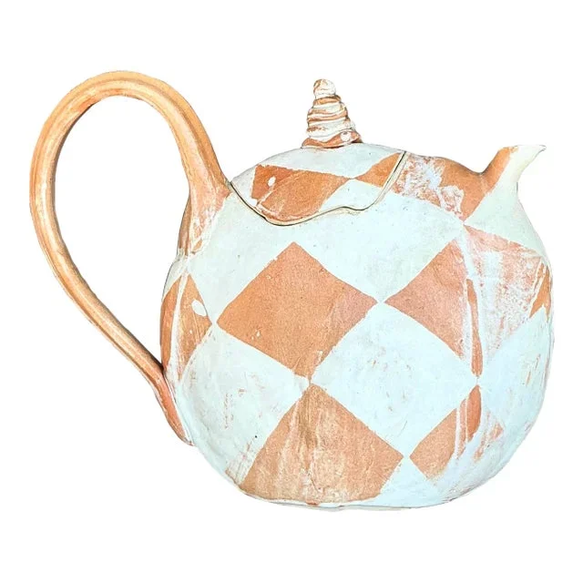 Vintage Postmodern Studio Pottery Teapot