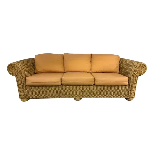 Vintage Ralph Lauren Woven Rope Sofa