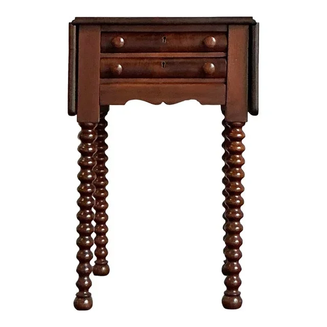 Vintage Regency Sheraton Drop Leaf Table