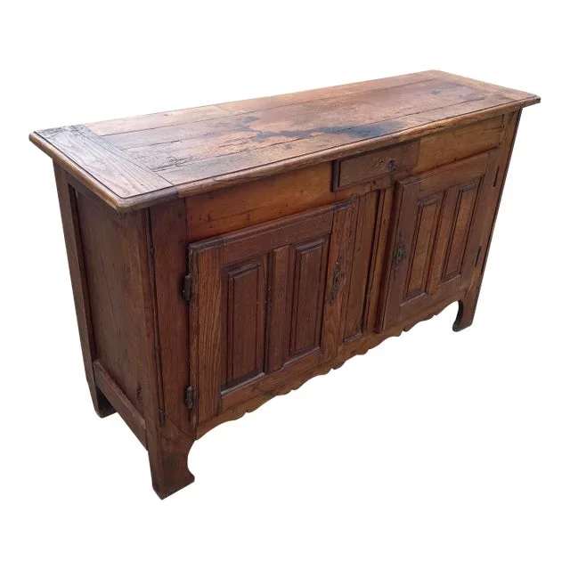 Vintage Rustic European Pine Sideboard