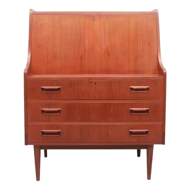 Vintage Secretaire in Teak by Gunnar Nielsen Tibergaard, 1965