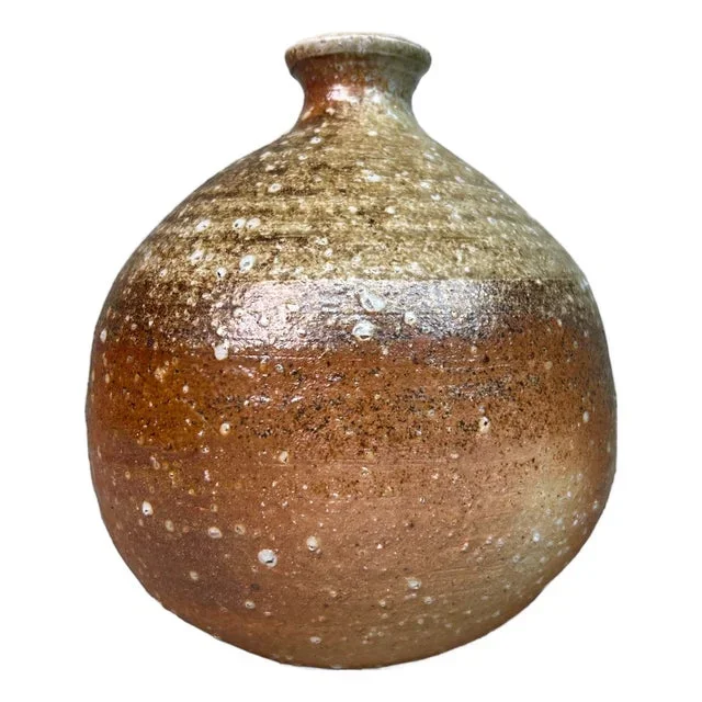 Vintage Shigaraki Ikebana Vase, Japan, 1970