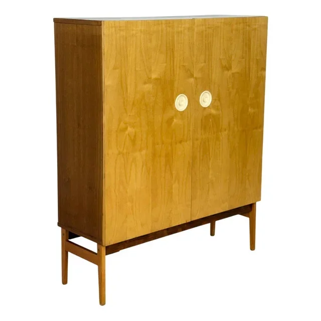 Vintage Shoe Cabinet in Wood, 1960s
