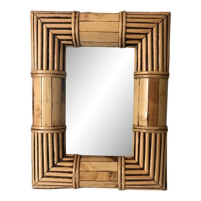 Vintage Sicura Italian Designs Bamboo Frame