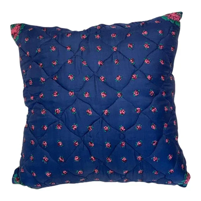 Vintage Silk Scarf Custom Throw Pillow Cover