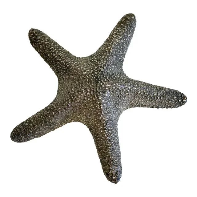 Vintage Solid Brass Starfish Paper Weight