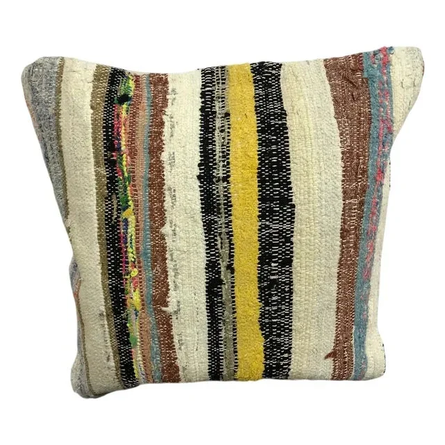 Vintage Stripe Anatolian Cushion Cover, 1960
