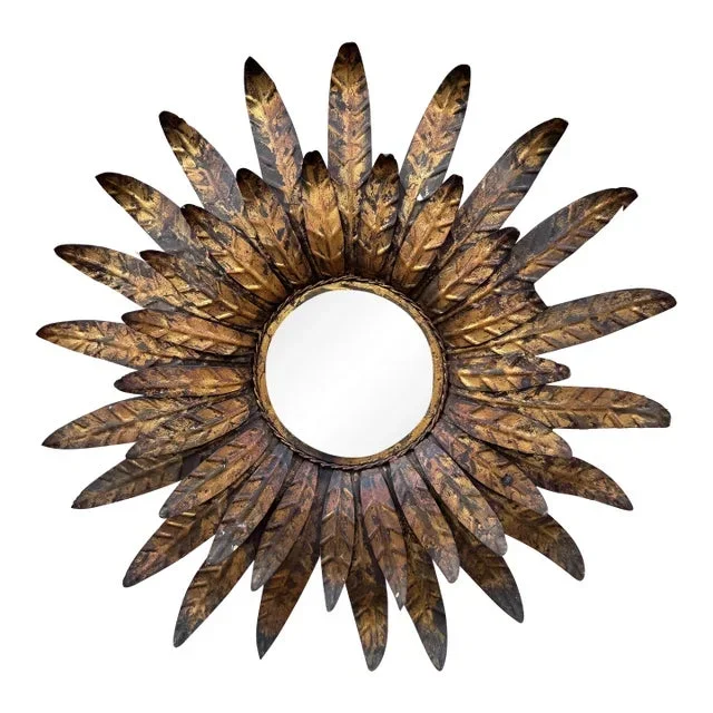 Vintage Sunburst Mirror