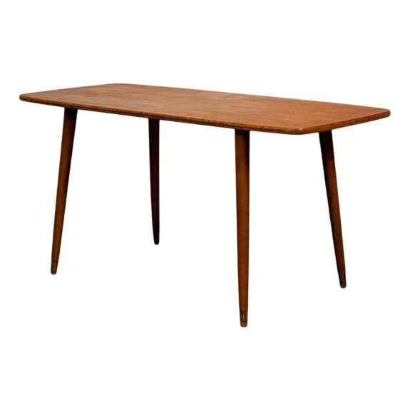 Vintage Swedish Coffee Table in Teak and Beech, 1950s