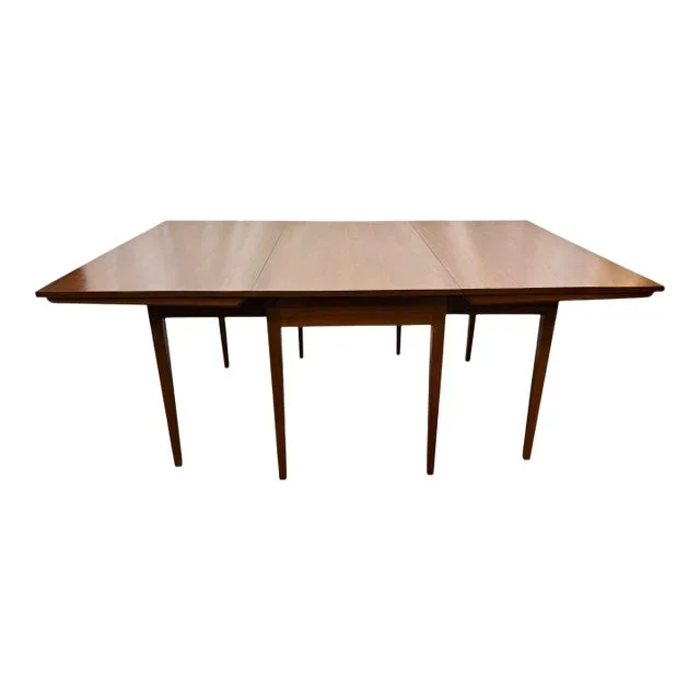 Vintage Traditional Chippendale Style Mahogany Drop Leaf Gate Leg Dining Table