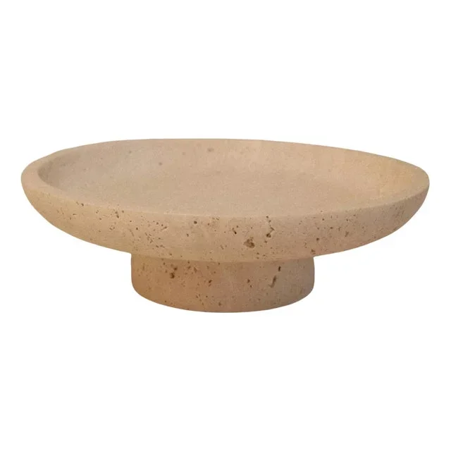 Vintage Travertine Pocket Tray