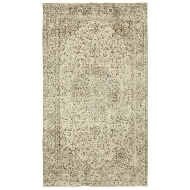 Vintage Turkish Hand-Knotted Rug