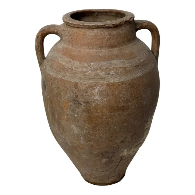 Vintage Turkish Terracotta Vase, 1960s