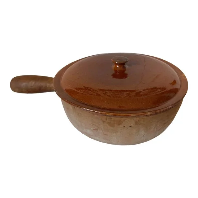 Vintage Vallauris France Earthenware Cookware by Bazar Francais