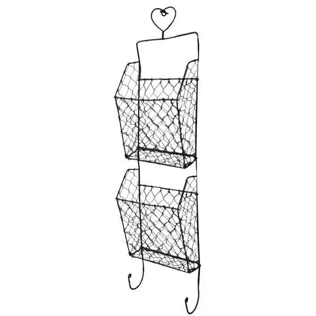 Vintage Wire Letter Rack, 1960s