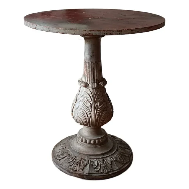 Vintage Wooden Ancathus Bistro Table
