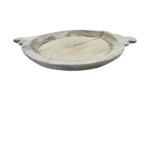 Vintage Wooden Parat Bowl