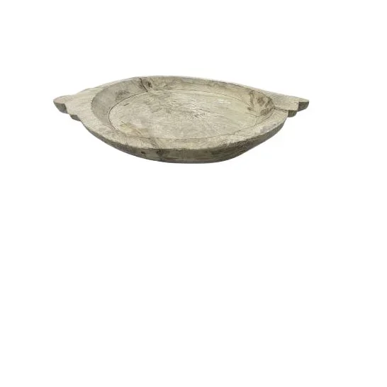 Vintage Wooden Parat Bowl