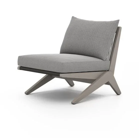 Virgil Outdoor Chair-Weathered Grey-Fsc, Faye Ash