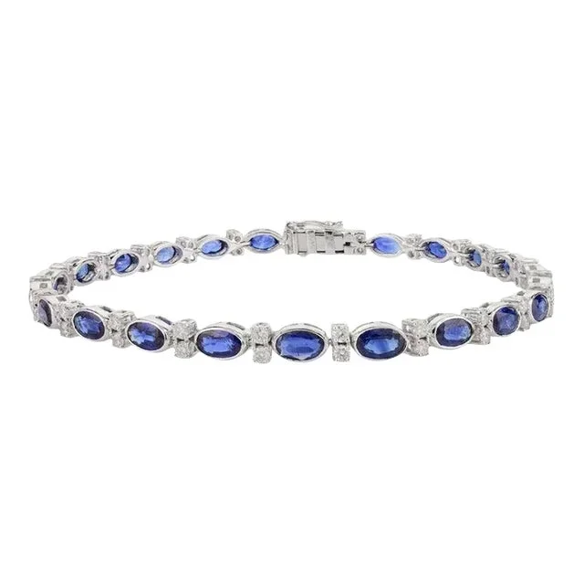VRJewels Bezel Set Tennis Bracelet